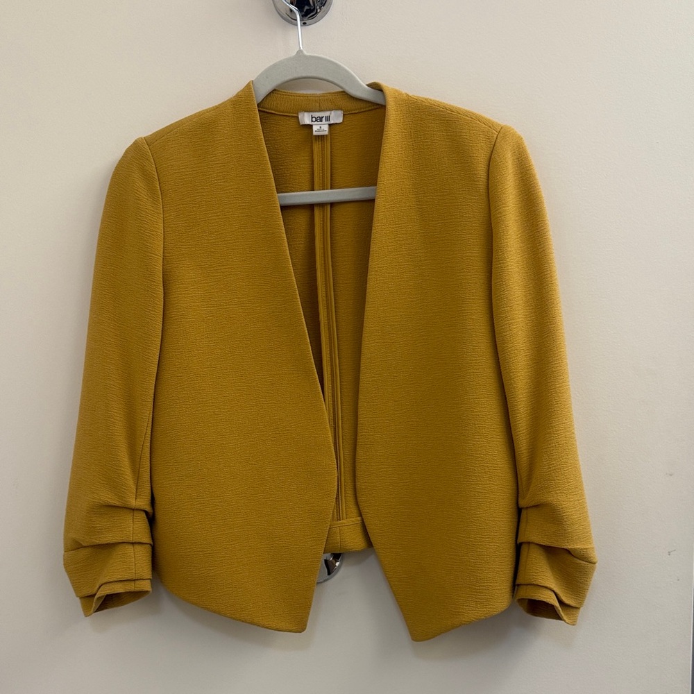 Bar III Mustard Women's Blazer